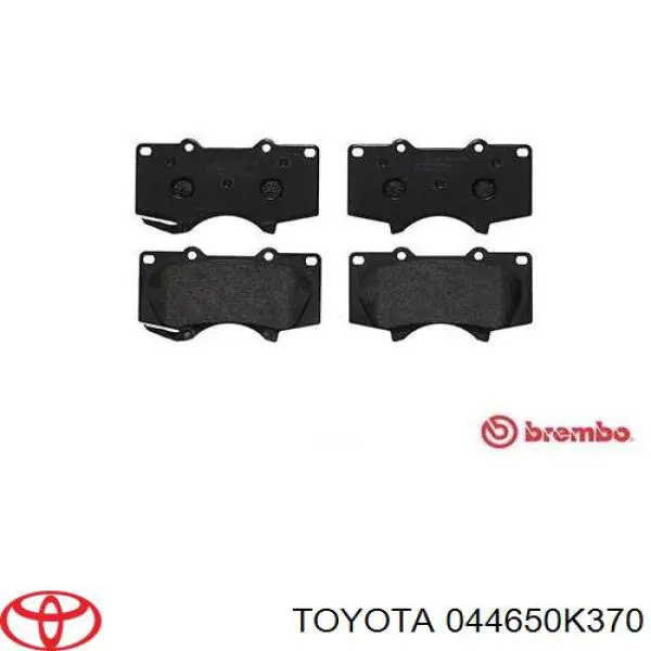 Купити 044650K370 Toyota Колодки гальмівні передні, дискові