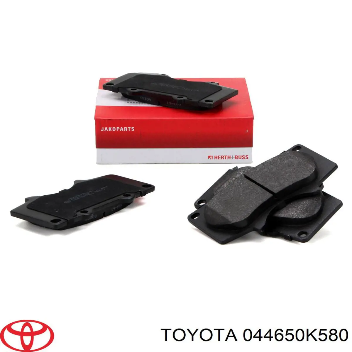 Купити 044650K580 Toyota Колодки гальмівні передні, дискові