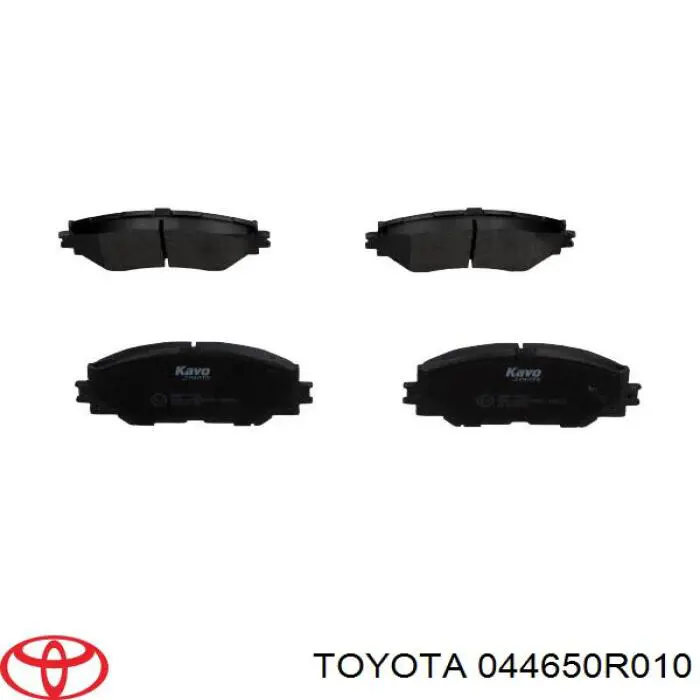 044650R010 Toyota колодки гальмівні передні, дискові