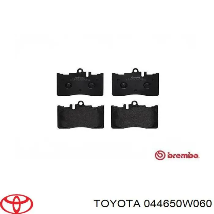Купити 044650W060 Toyota Колодки гальмівні передні, дискові
