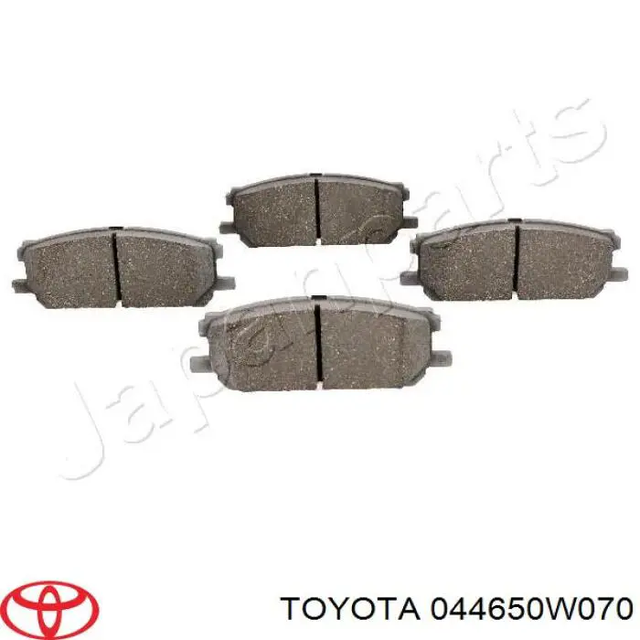 Купити 044650W070 Toyota Колодки гальмівні передні, дискові