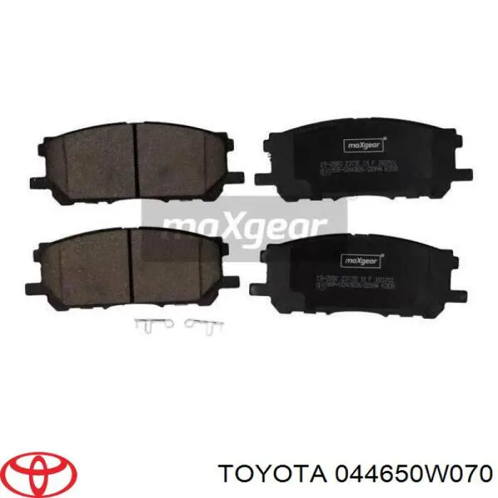 Тормозні колодки Toyota 044650W070