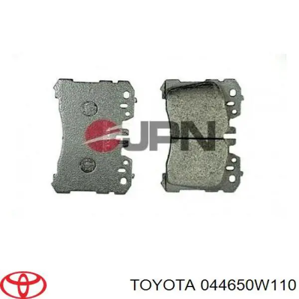 Гальмівні колодки Toyota 044650W110 ціна, від 60.38 USD