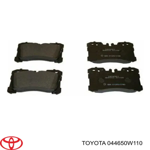 044650W110 Toyota Передні гальмівні колодки