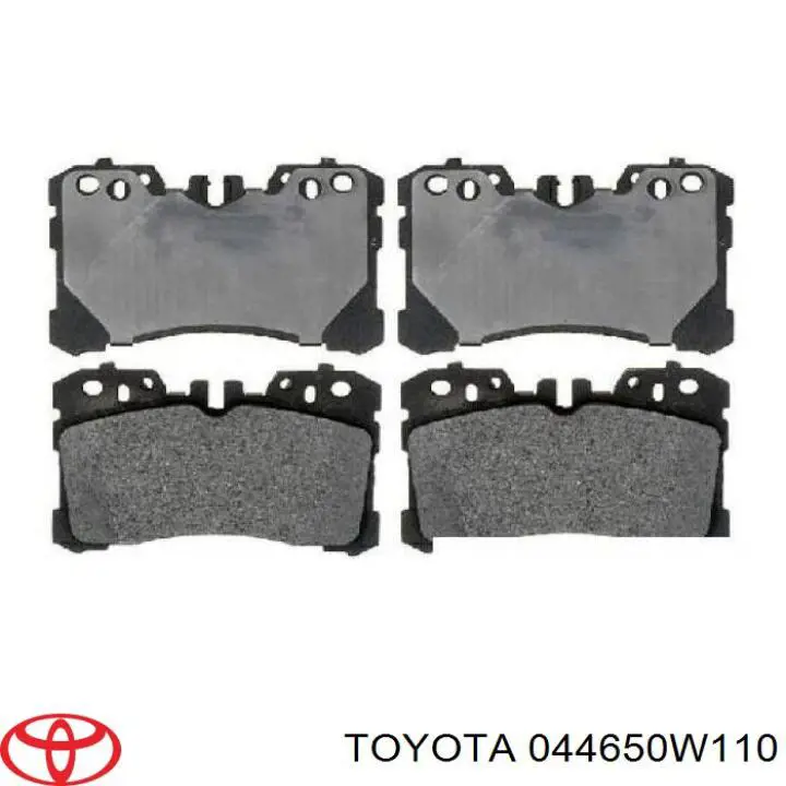 044650W110 Toyota колодки гальмівні передні, дискові