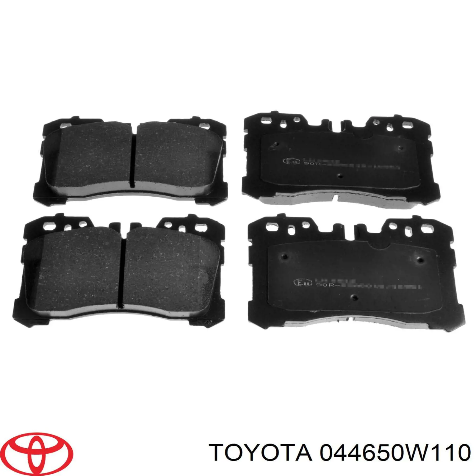 Купити 044650W110 Toyota Колодки гальмівні передні, дискові