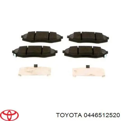 Тормозні колодки Toyota 0446512520