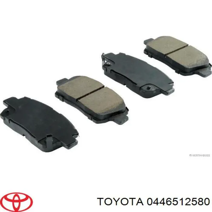 Гальмівні колодки Toyota 0446512580 ціна, від 13.58 USD