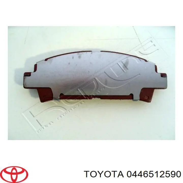 0446512590 Toyota колодки гальмівні передні, дискові