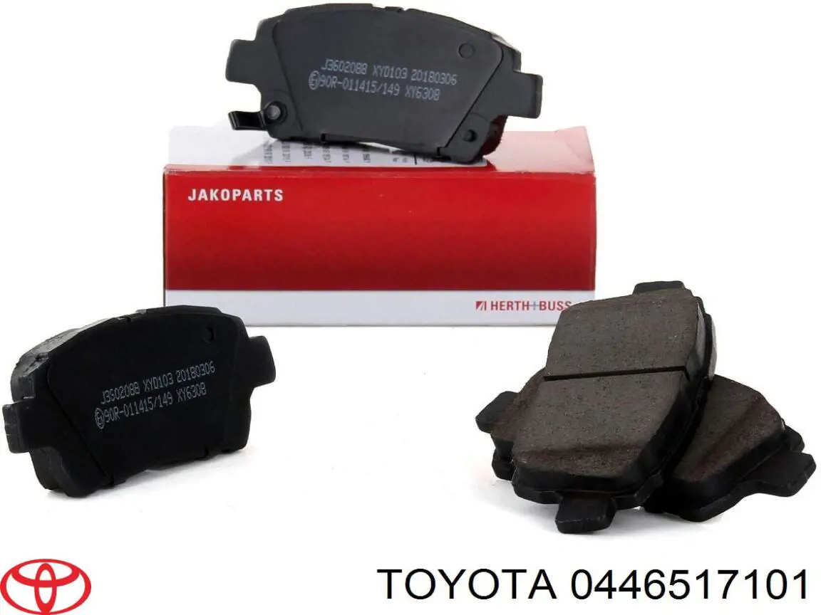 Тормозні колодки Toyota 0446517101