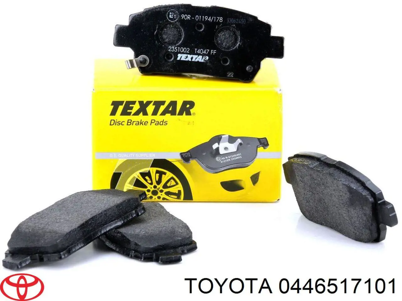 Купити 0446517101 Toyota Колодки гальмівні передні, дискові