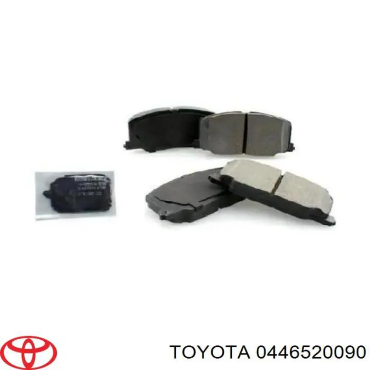 0446520090 Toyota колодки гальмівні передні, дискові
