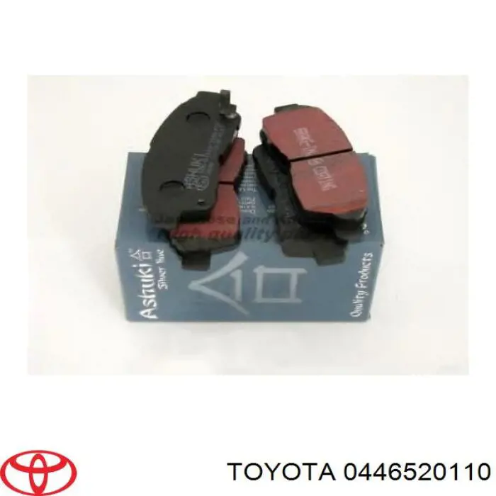 Купити 0446520110 Toyota Колодки гальмівні передні, дискові