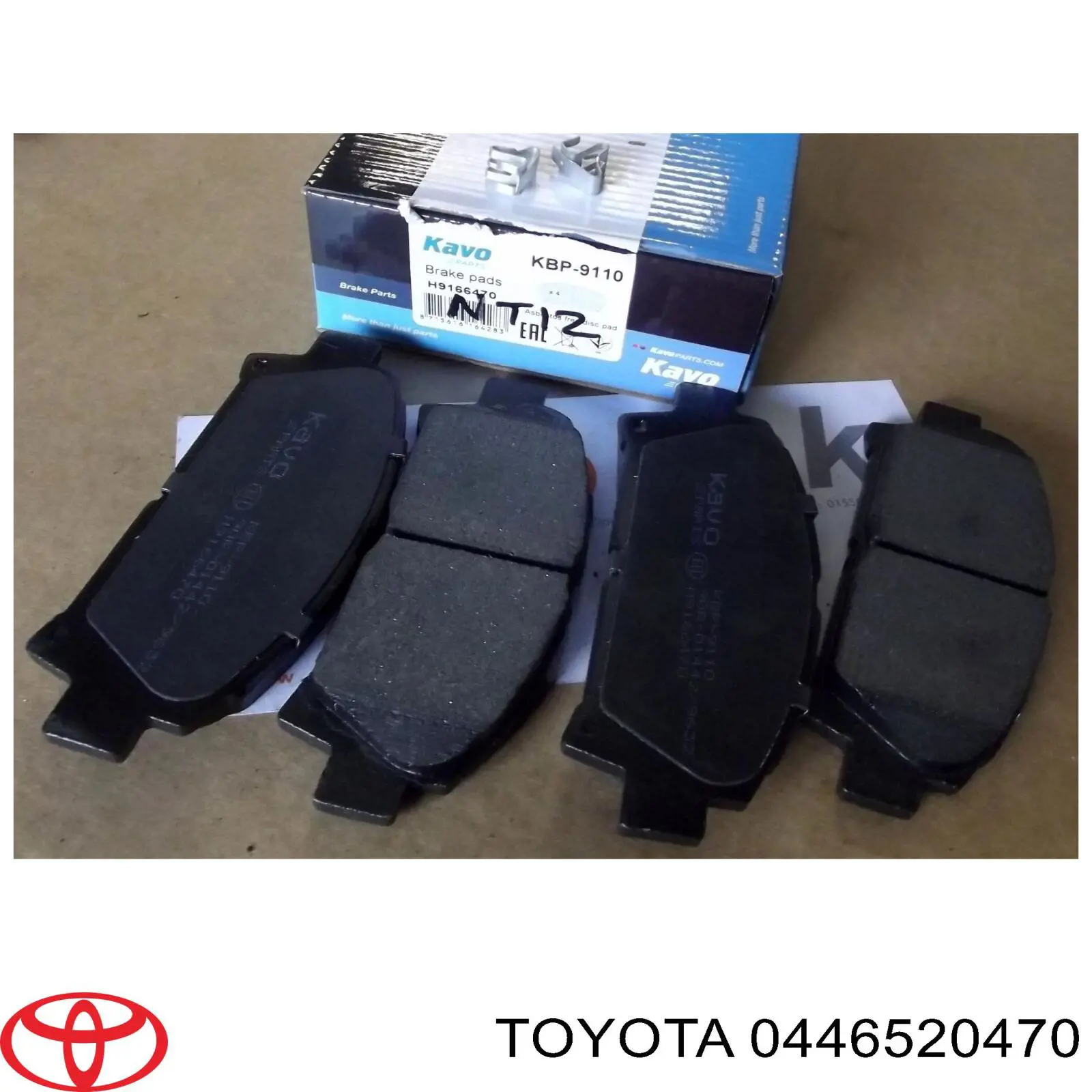 Гальмівні колодки Toyota 0446520470 ціна, від 23.12 USD