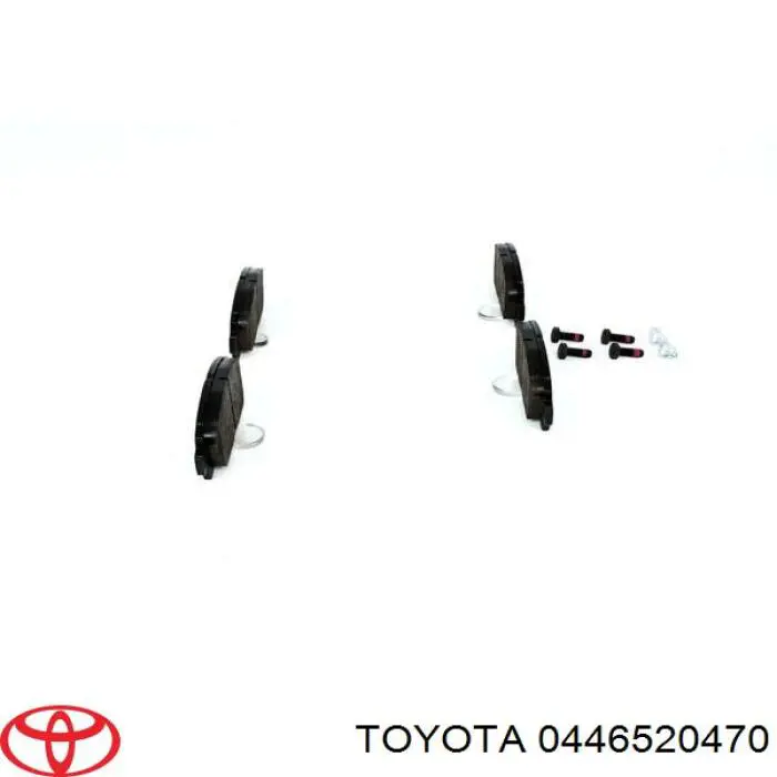 Купити 0446520470 Toyota Колодки гальмівні передні, дискові