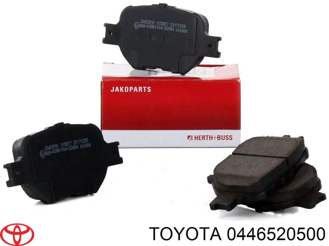 Купити 0446520500 Toyota Колодки гальмівні передні, дискові