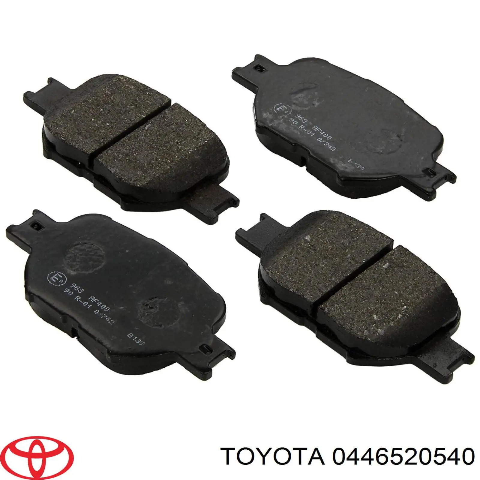 Передні тормозні колодки 0446520540 Toyota