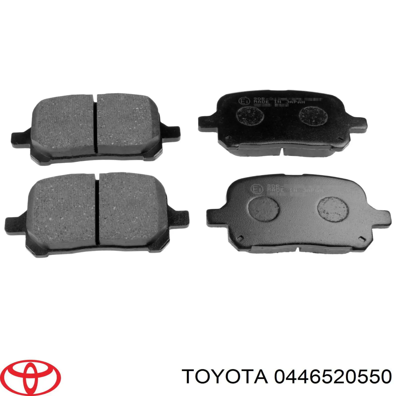 Гальмівні колодки Toyota 0446520550 ціна, від 18.66 USD
