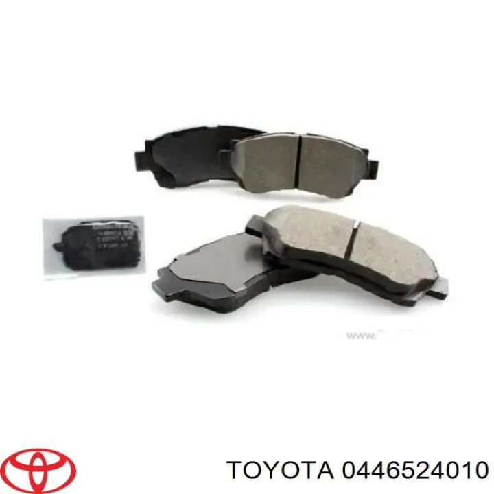 Колодки гальмівні передні, дискові 0446524010 Toyota