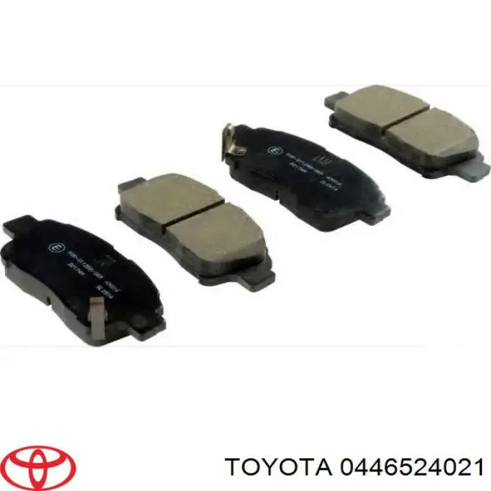 Передні тормозні колодки 0446524021 Toyota