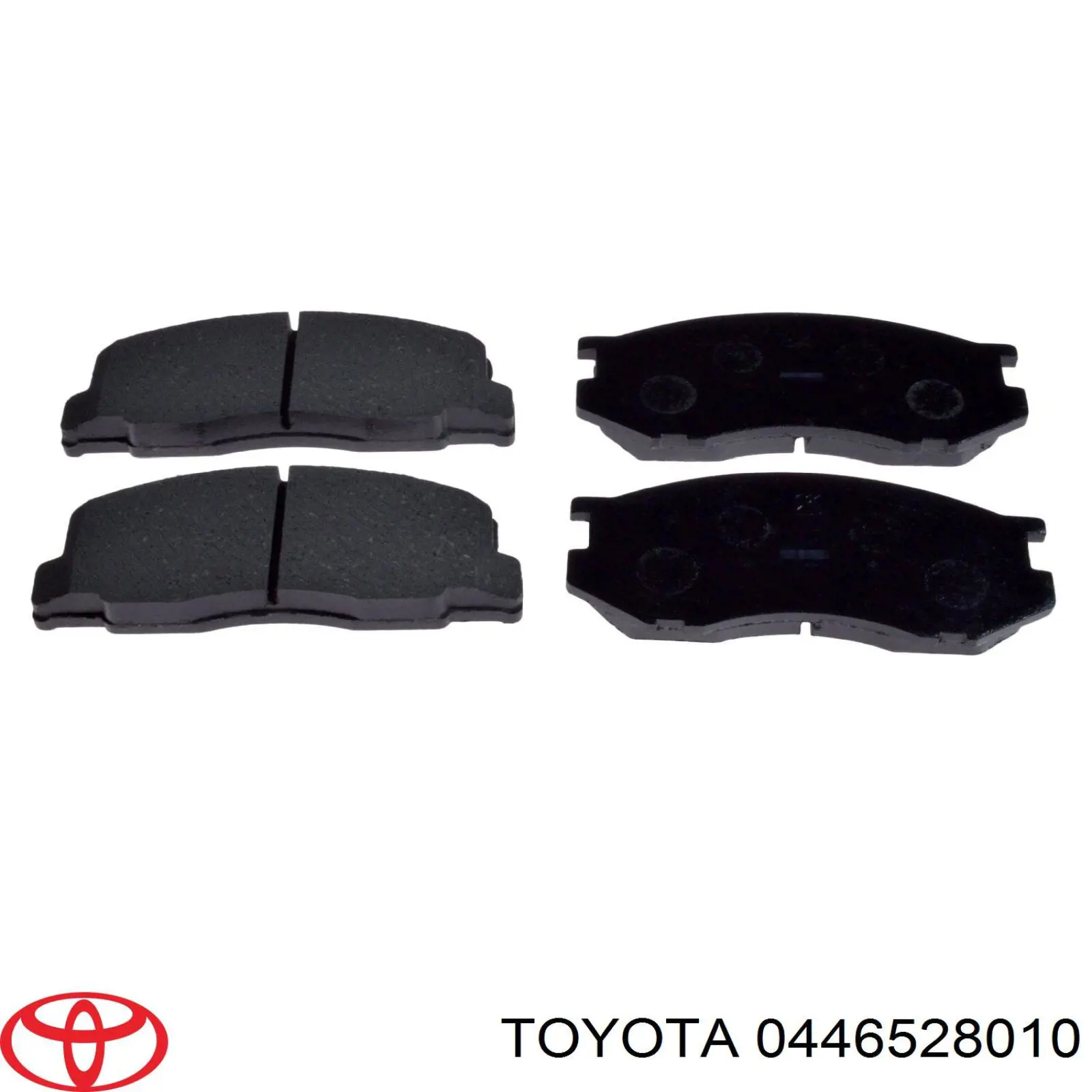 0446528010 Toyota колодки гальмівні передні, дискові