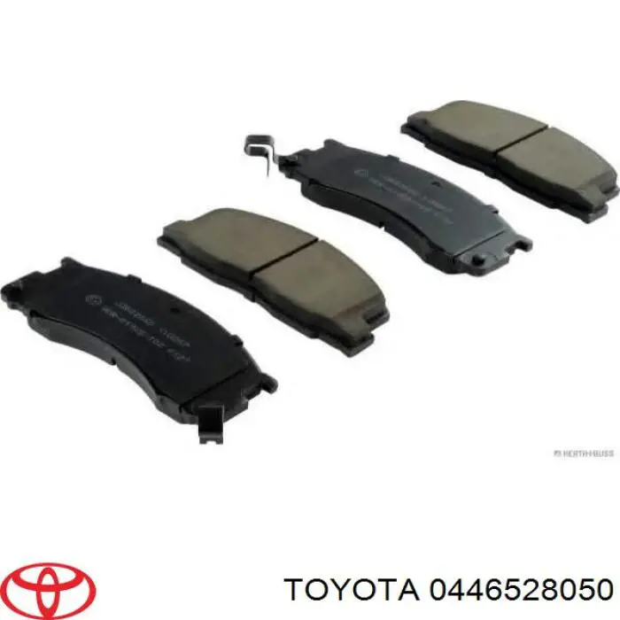0449128081 Toyota колодки гальмівні передні, дискові