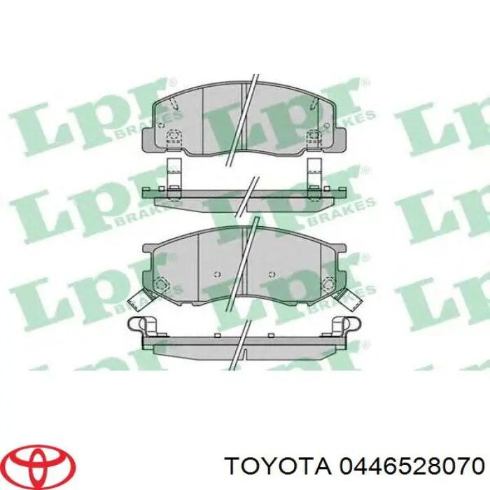 Купити ADT34223 Blue Print Колодки гальмівні передні, дискові