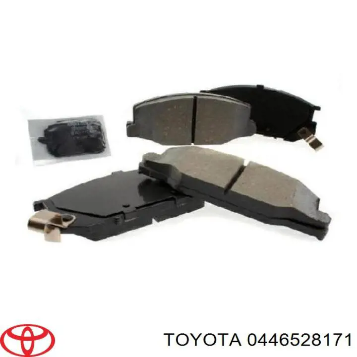 0446528171 Toyota колодки гальмівні передні, дискові