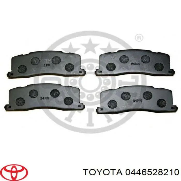 Купити 0446528210 Toyota Колодки гальмівні передні, дискові