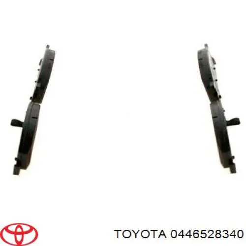 Гальмівні колодки Toyota 0446528340 ціна, від 11.27 USD