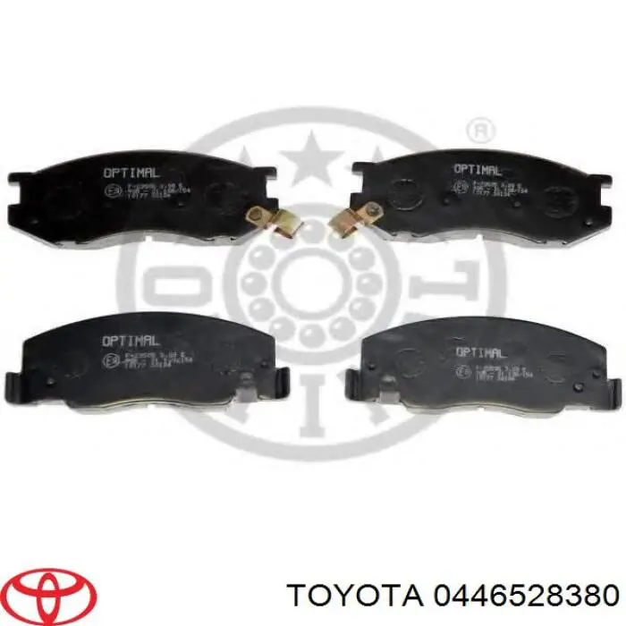 0446528380 Toyota колодки гальмівні передні, дискові