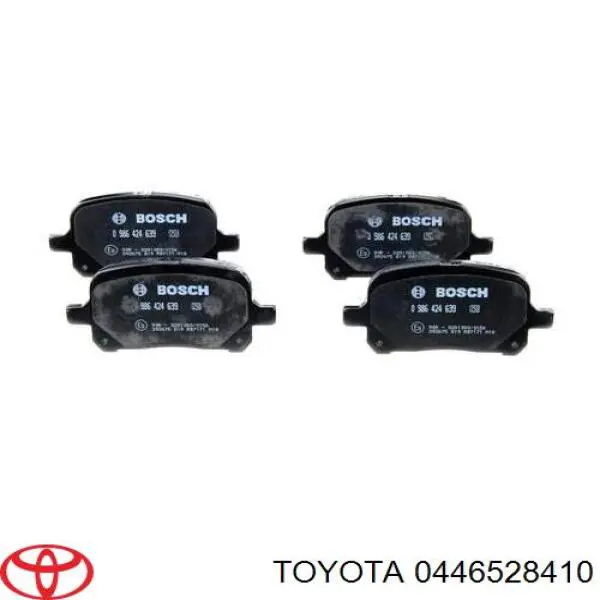 Тормозні колодки Toyota 0446528410