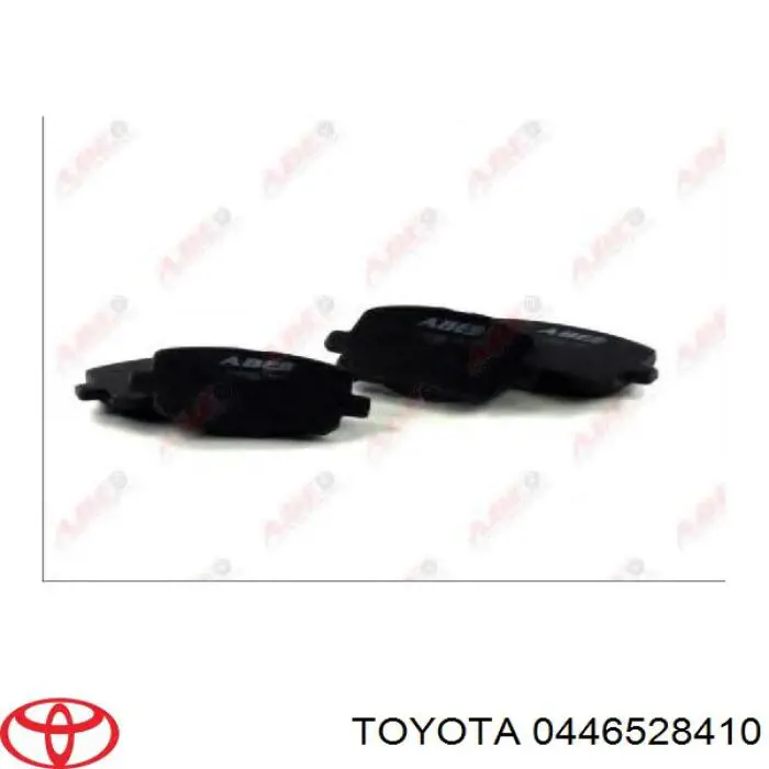 0446528410 Toyota колодки гальмівні передні, дискові