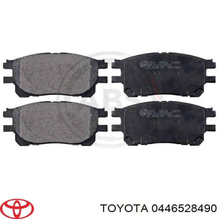 Гальмівні колодки Toyota 0446528490 ціна, від 27.87 USD