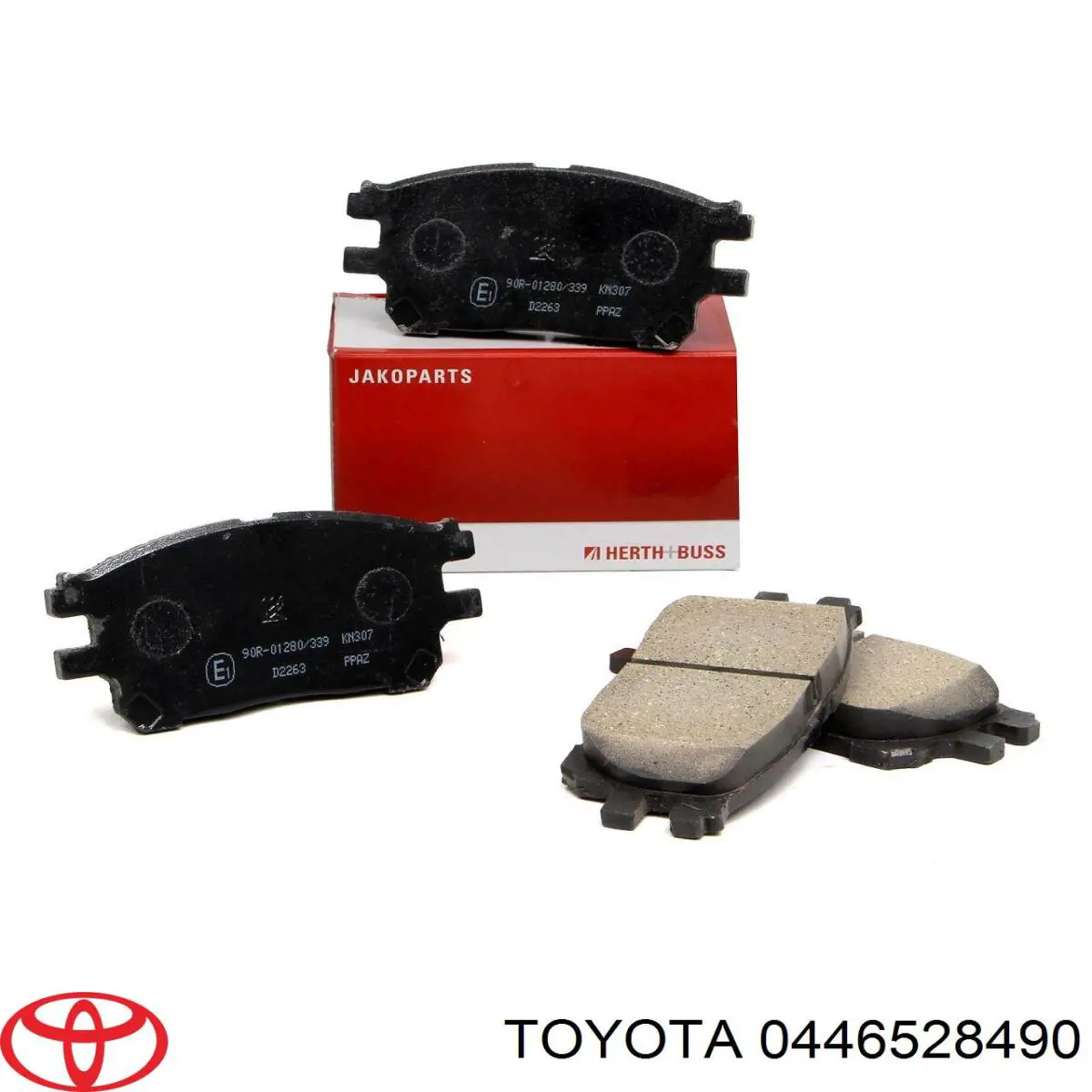 Купити 0446528490 Toyota Колодки гальмівні передні, дискові
