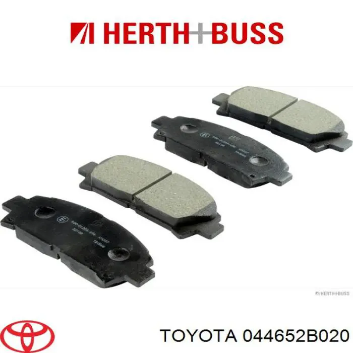 Гальмівні колодки Toyota 044652B020 ціна, від 27.49 USD