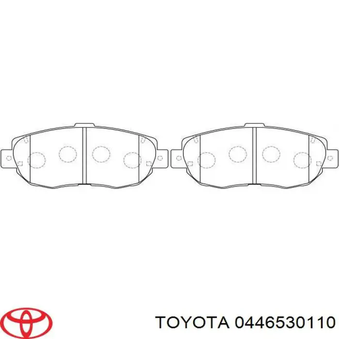 Гальмівні колодки Toyota 0446530110 ціна, від 24.83 USD