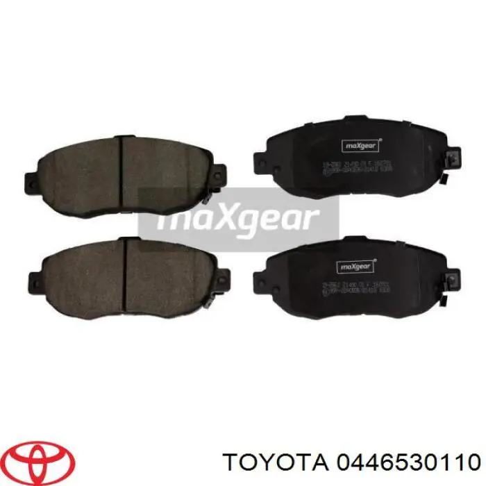 Купити 0446530110 Toyota Колодки гальмівні передні, дискові