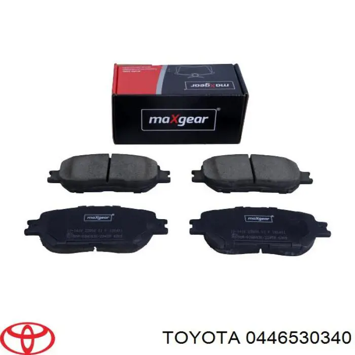 Купити 0446530340 Toyota Колодки гальмівні передні, дискові