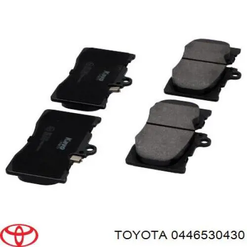 Купити 0446530430 Toyota Колодки гальмівні передні, дискові