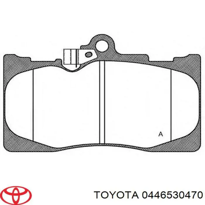 Купити 0446530470 Toyota Колодки гальмівні передні, дискові