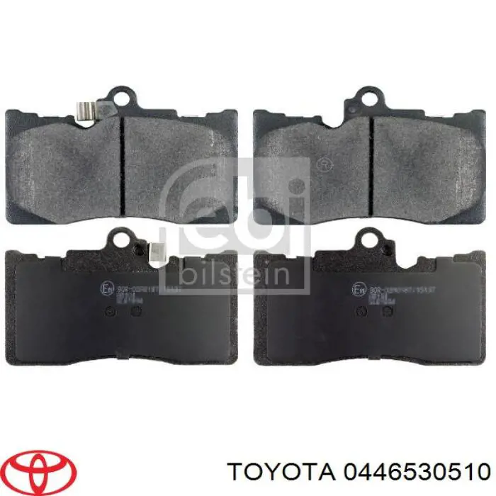 Купити 0446530510 Toyota Колодки гальмівні передні, дискові