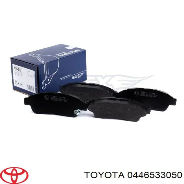 Передні тормозні колодки 0446533050 Toyota