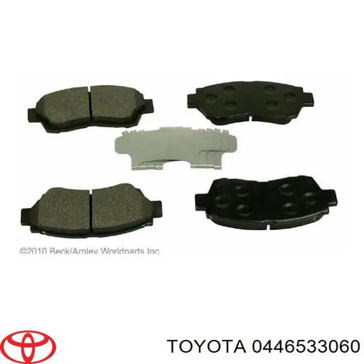 Купити 0446533060 Toyota Колодки гальмівні передні, дискові