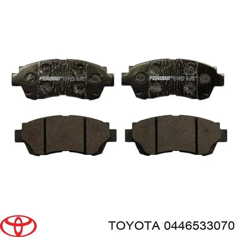 Купити 0446533070 Toyota Колодки гальмівні передні, дискові