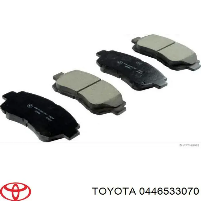 0446533070 Toyota колодки гальмівні передні, дискові