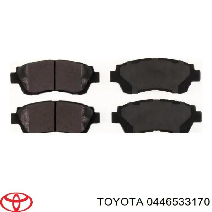 Тормозні колодки Toyota 0446533170