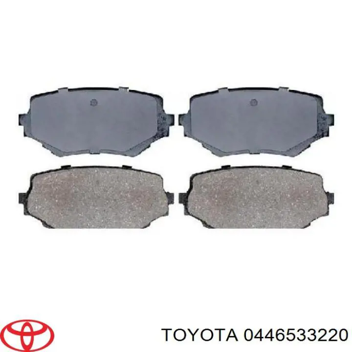 Тормозні колодки Toyota 0446533220