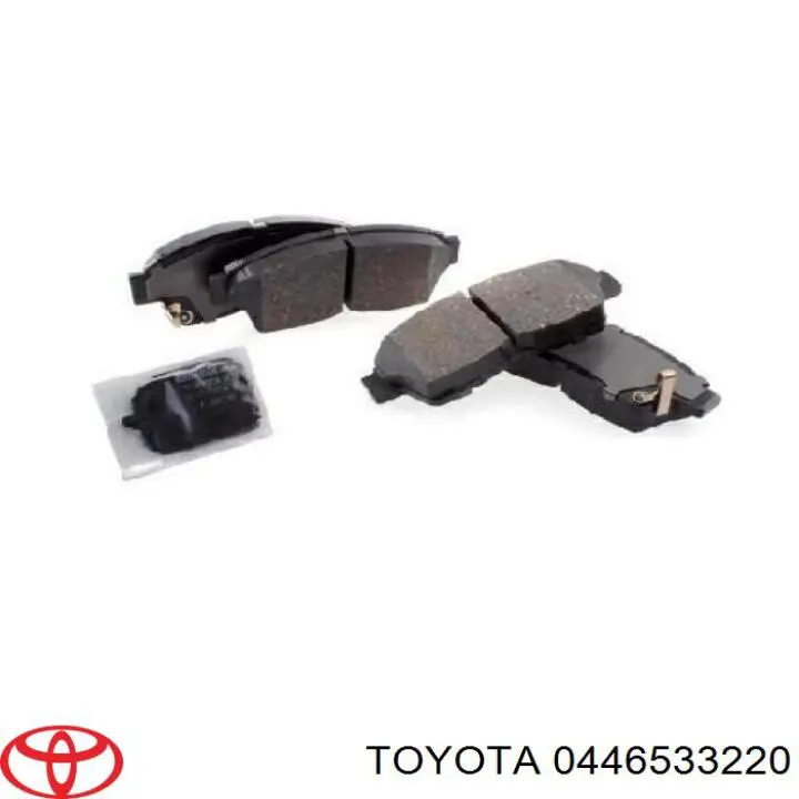 Колодки гальмівні передні, дискові 0446533220 Toyota