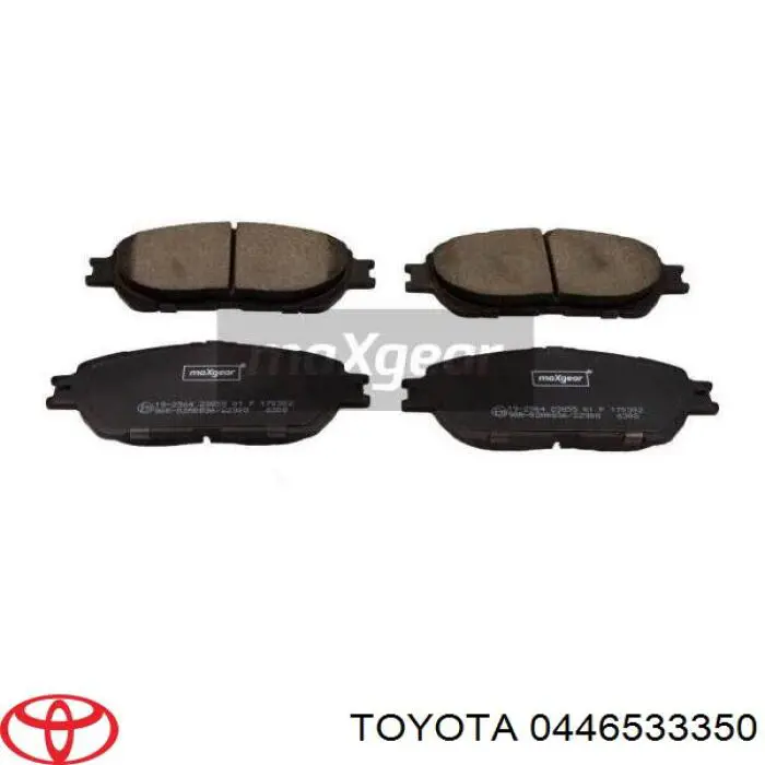 Купити 0446533350 Toyota Колодки гальмівні передні, дискові